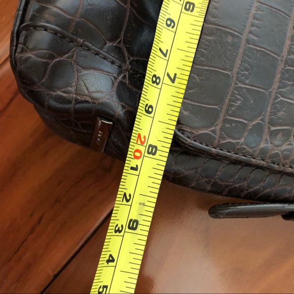 Nine West NWOT Earth Brown Vegan Reptile Snake - Picture 8 of 9